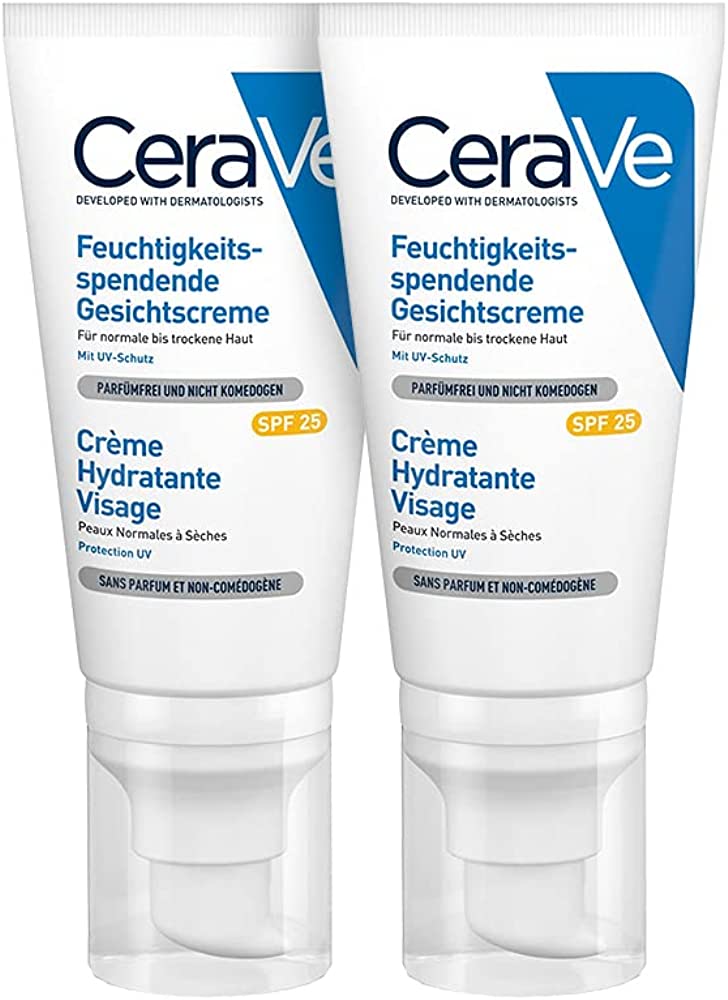Cerave hydratant pour visage crème AM SPF 25 52 ml – DermaDea