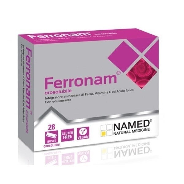 Ferronam Integratore di Ferro Manganese Vitamine B12 C D Ac