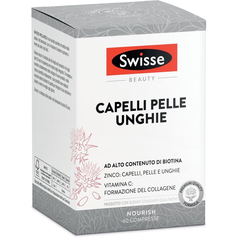 SWISSE CAPELLI PELLE UNGHIE 60CPR