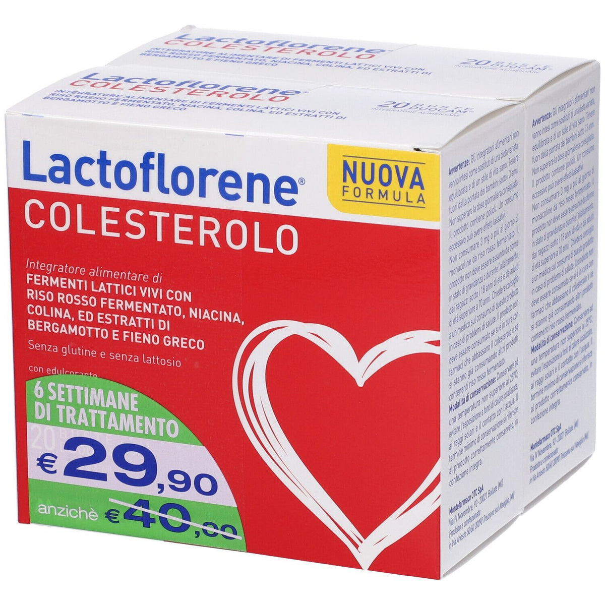 LACTOFLORENE COLESTEROLO20BUST