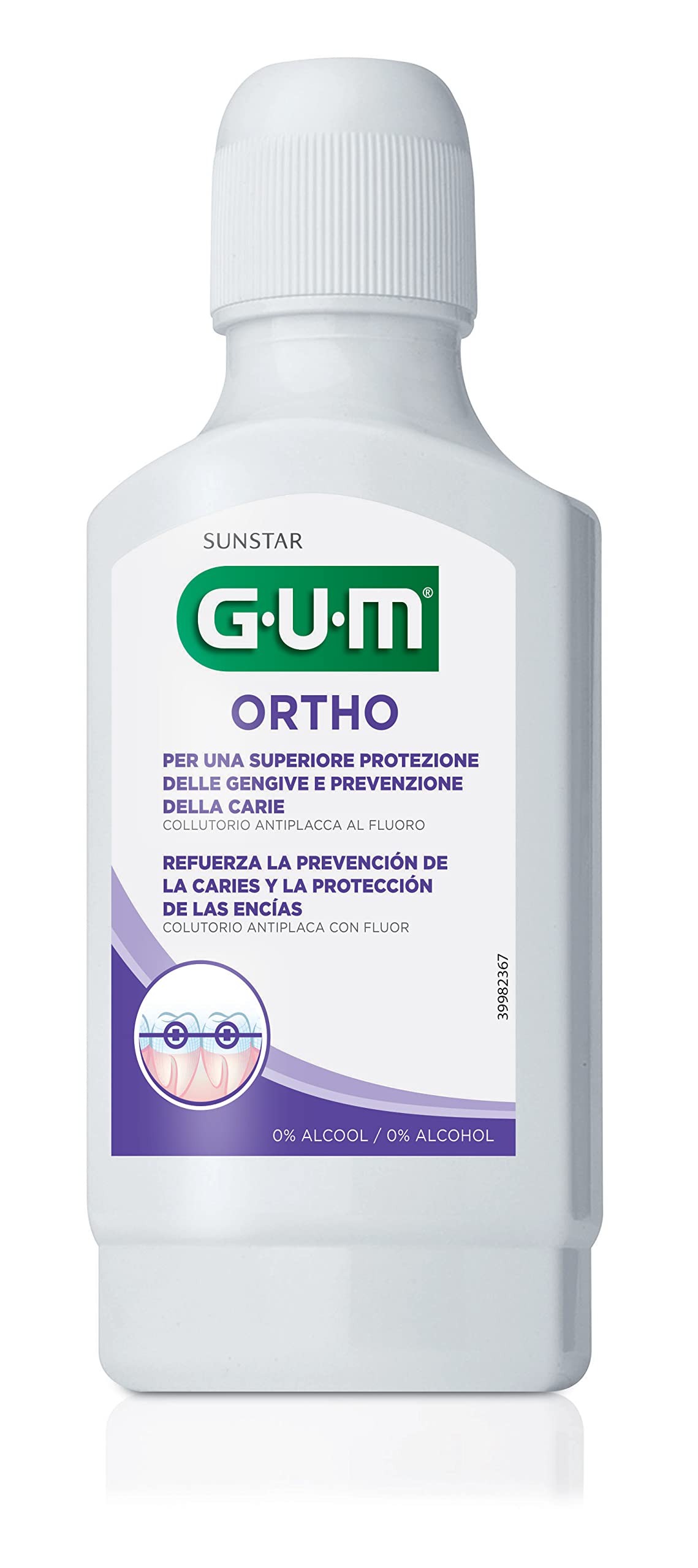 GUM ORTHO COLLUTORIO 300ML