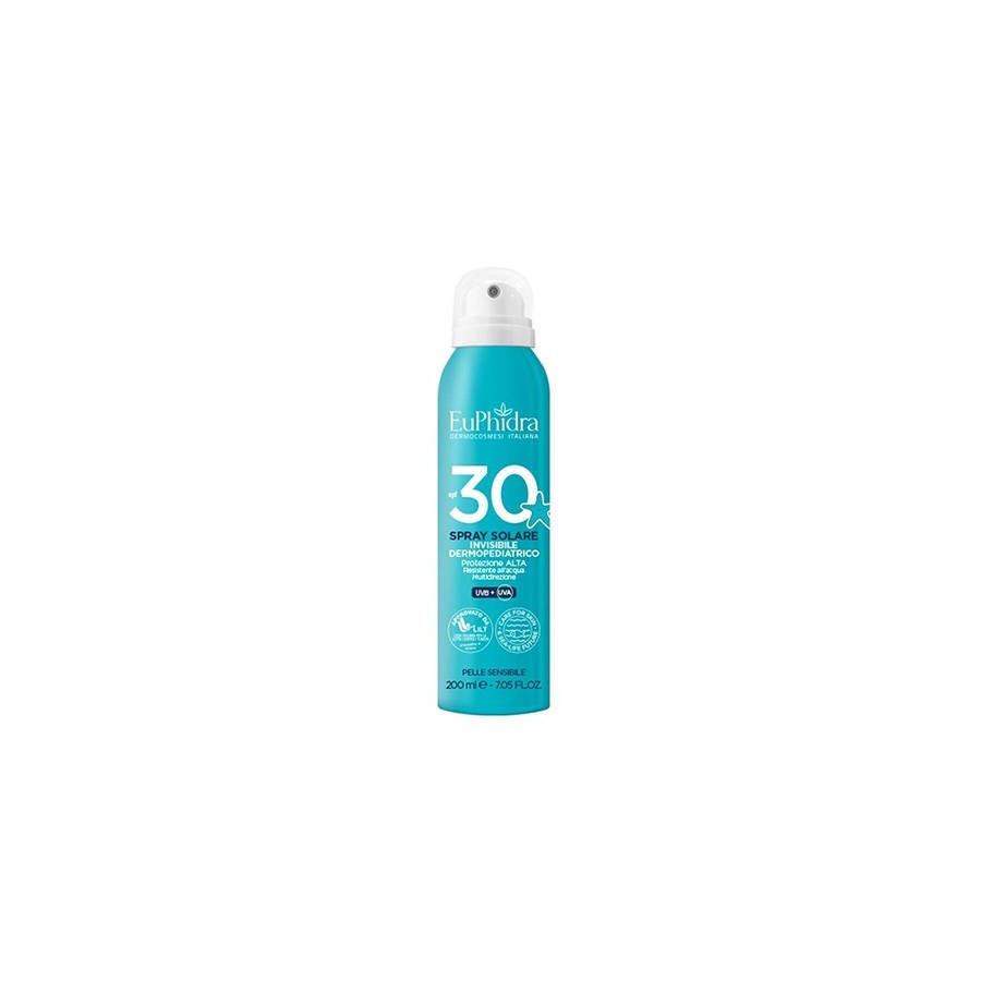 LATTE SOLARE SPRAY INVISIBILE BAMBINI EUPHIDRA 30 ML 200