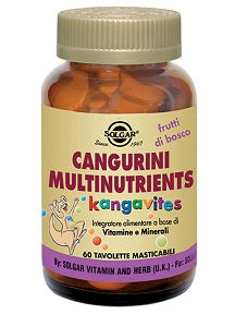 Solgar - Cangurini Multinutrients tropical fruits 60 tav