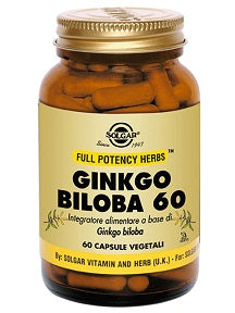 Solgar - Ginkgo biloba 60 60 PAD CAPSEUSE VEGLETAL 01.22