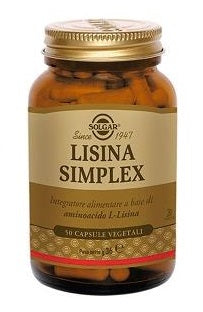 Solgar Lisina Simplex - 50 capsule veg